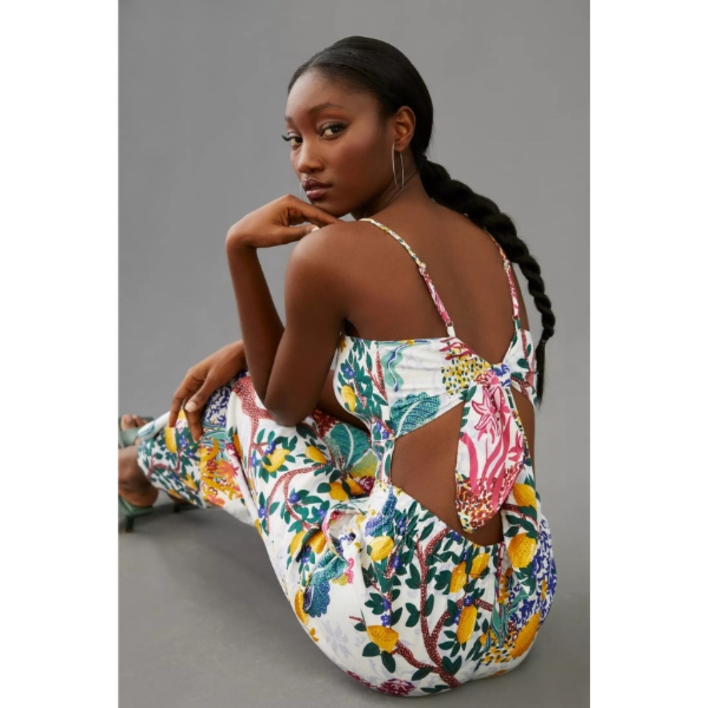 Maeve Multicolor Floral Jumpsuit